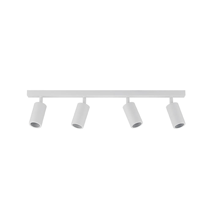 Buy Outdoor Ceiling Spotlights Australia GU10 Exterior Adjustable Head 4 Light Spotlight White IP44 - PG4BARWH