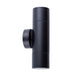 Buy Up / Down Wall Lights Australia MR16 12V Exterior Double Fixed Up/Down Wall Pillar Light Black IP65 - PMUDBL