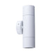 Buy Up / Down Wall Lights Australia MR16 12V Exterior Double Fixed Up/Down Wall Pillar Light White IP65 - PMUDWH