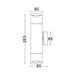 Buy Up / Down Wall Lights Australia PHARE 12V MR16 Exterior Up/Down Wall Pillar Light Titanium IP65 - PHARE02M