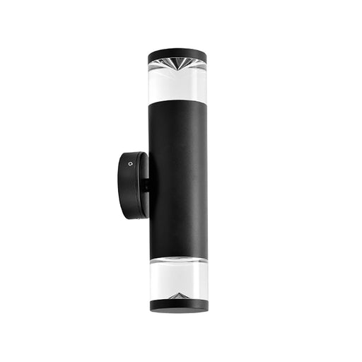 Buy Up / Down Wall Lights Australia PHARE 12V MR16 Exterior Up/Down Wall Pillar Light Black IP65 - PHARE01M