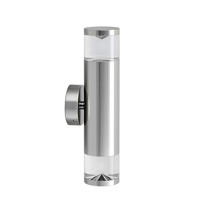 Buy Up / Down Wall Lights Australia PHARE 12V MR16 Exterior Up/Down Wall Pillar Light Titanium IP65 - PHARE02M