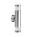 Buy Up / Down Wall Lights Australia PHARE 12V MR16 Exterior Up/Down Wall Pillar Light Titanium IP65 - PHARE02M