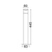 Buy Bollard Lights Australia PHARE 12V MR16 Exterior Bollard Light Titanium IP54 - PHARE04M