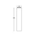 Buy Accessories & More Australia PHARE Bollard Extension Titanium 380mm - PHARE04EXT