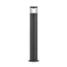 Buy Bollard Lights Australia PHARE 12V MR16 Exterior Bollard Light Black IP54 - PHARE03M
