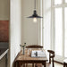 Buy Pendant Lights Australia PIATTO Black Iron 1 Light Pendant Small - PIATTO2
