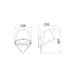 Buy Exterior Wall Lights Australia PIL Exterior Surface Mounted Wall Light White IP44 - PIL02