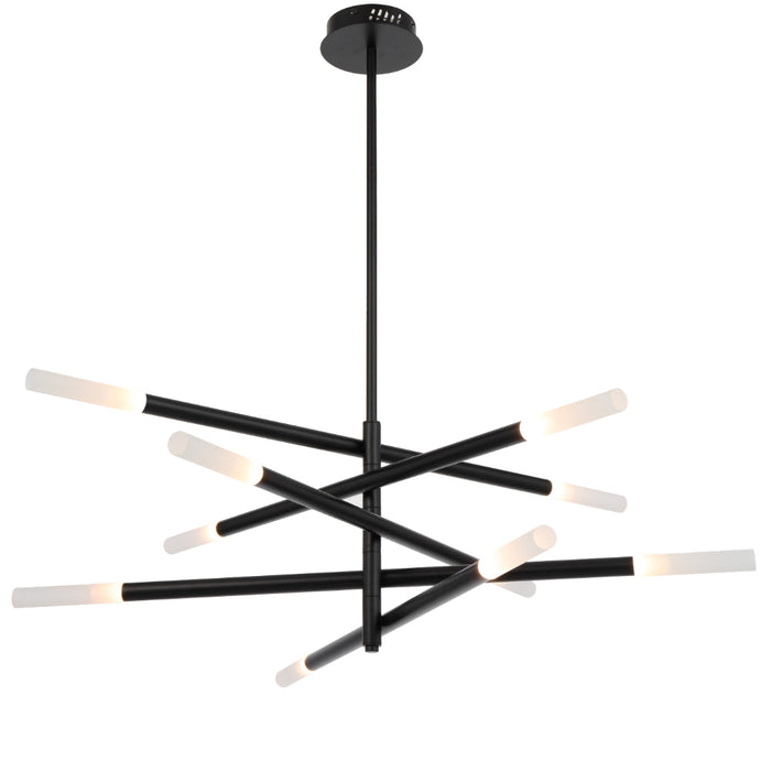 Pinta 10 Light LED Pendant Black - PINTA PE10-BK