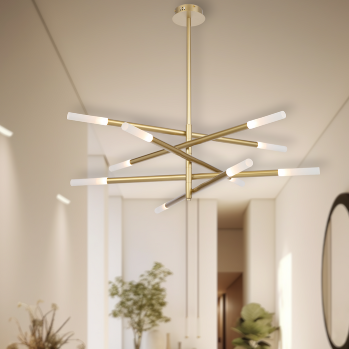 Pinta 10 Light LED Pendant Gold - PINTA PE10-GD