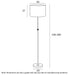 Buy Floor Lamps Australia Placin Floor Lamp Bronze Iron White Marble - PLACIN FL-BZIV