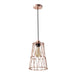 Buy Pendant Lights Australia Adjustable Shape & Custom Design 1 Light Pendant Small Copper - PLIER3
