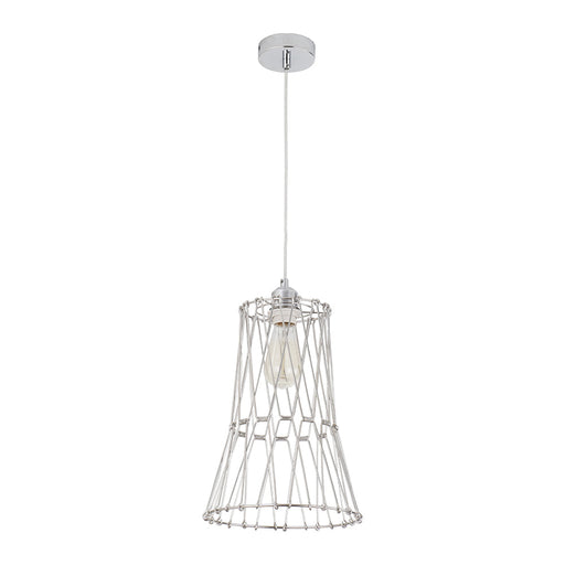 Buy Pendant Lights Australia Adjustable Shape & Custom Design 1 Light Pendant Large Chrome - PLIER2