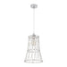 Buy Pendant Lights Australia Adjustable Shape & Custom Design 1 Light Pendant Large Chrome - PLIER2