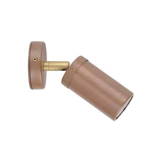 Buy Exterior Spotlights Australia GU10 Exterior Single Adjustable Wall Pillar Light Aged Copper IP54 - PG1ACECA