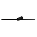Buy Bathroom Vanity Lights Australia Roka LED Bathroom Vanity Light 23W Black Metal 4000K - ROKA23WLEDBLK