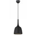 Buy Pendant Lights Australia Polk-20 1 Light Pendant Black Brushed, Black POLK PE20-BKB