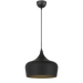 Buy Pendant Lights Australia Polk-30 1 Light Pendant Black Brushed, Black POLK PE30-BKB
