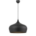 Buy Pendant Lights Australia Polk-45 1 Light Pendant Black Brushed, Black POLK PE45-BKB