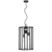 Buy Pendant Lights Australia Pratt 3 Light Pendant Large Black & Clear - PRATT PE30-BK