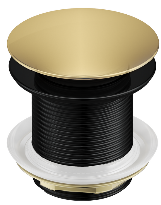 Corby Bath Pop-Up Waste Non Overflow Shiny Gold - PU-X-BTH-G