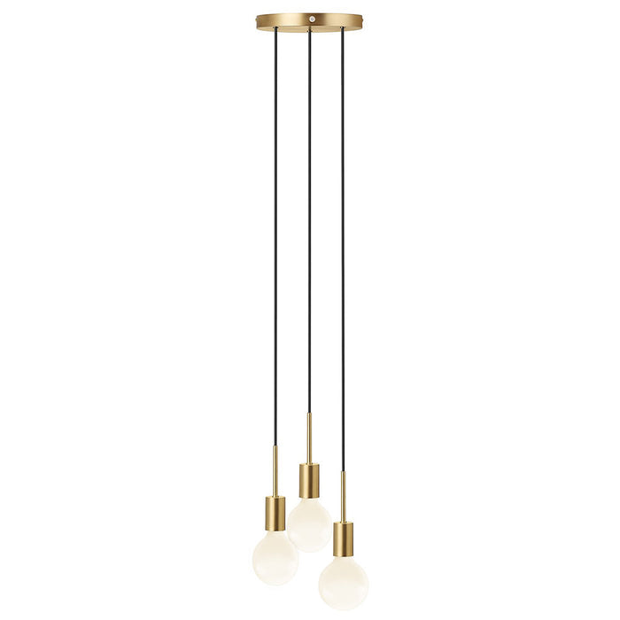 Buy Cluster Pendants Australia Paco Cluster Pendant 3 Lights Brass Metal - 2112063035