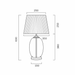 Buy Table Lamps Australia Perla 1 Light Table Lamp Antique Gold & Clear - PERLA TL-IVCL