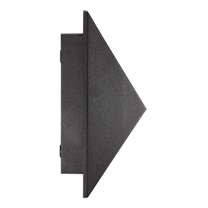 Pontio Aluminium Small Wall Light Black - 2218171003