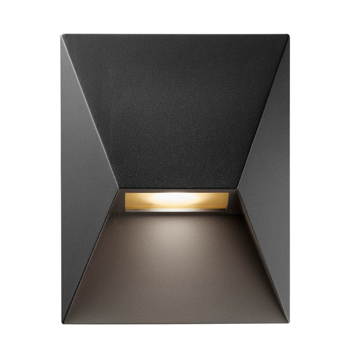 Pontio Aluminium Small Wall Light Black - 2218171003