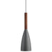 Buy Pendant Lights Australia Pure Pendant Light W100mm Grey Metal - 78283011