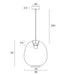 Buy Pendant Lights Australia Rana Pendant Light W300mm Black Rattan - RANA PE30-BK