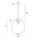 Buy Pendant Lights Australia Rana Pendant Light W400mm Brown Rattan - RANA PE40-BRN