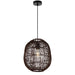 Buy Pendant Lights Australia Rana Pendant Light W300mm Brown Rattan - RANA PE30-BRN
