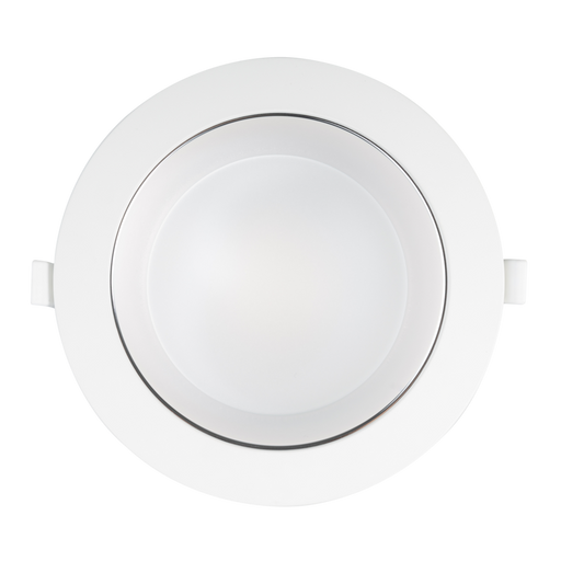 Buy Recessed LED Downlights Australia Penmark Recessed LED Downlight W174mm 80° White Aluminium TRI Colour - S9082D20TC/DP