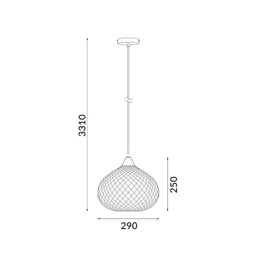 Buy Pendant Lights Australia RICTUS Gold Wine Glass Shape With Quadrilateral Segments 1 Light Pendant - RICTUS2
