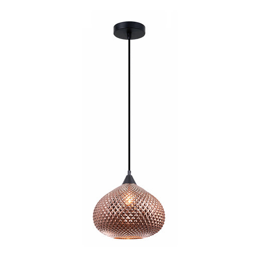 Buy Pendant Lights Australia RICTUS Copper Wine Glass Shape With Quadrilateral Segments 1 Light Pendant - RICTUS1