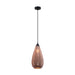 Buy Pendant Lights Australia RICTUS Copper Tear Drop Glass Shape With Quadrilateral Segments 1 Light Pendant - RICTUS5