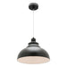 Buy Pendant Lights Australia Risto 1 Light Pendant Black - RIST1PBLK