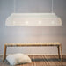 Buy Pendant Lights Australia Riva 4 Light Extra Long Perforated Iron Elongated Pendant - Matt White - ZAF10415
