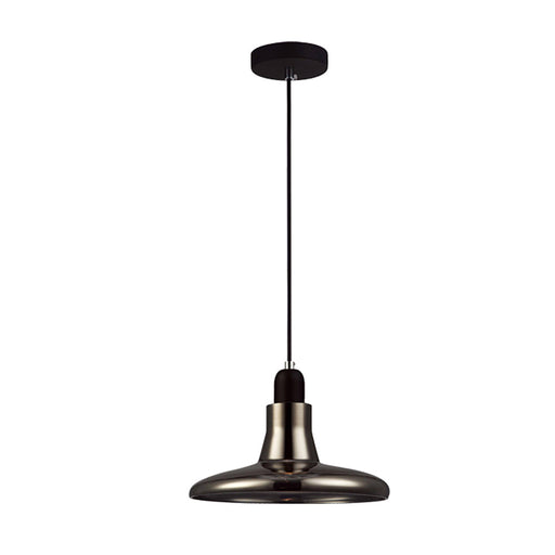 Buy Pendant Lights Australia Riverina 1 Light Black Smoke Glass Pendant - RIVERINA