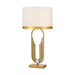 Buy Table Lamps Australia Roldan 1 Light Table Lamp Antique Gold & White - ROLDAN TL-AGWH