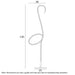 Buy Floor Lamps Australia ROSEUS Flamingo Floor Lamp Black RGB - ROSEUS FL-BK
