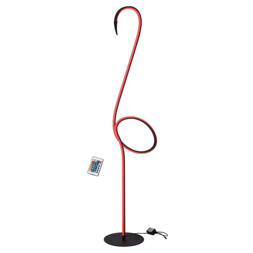Buy Floor Lamps Australia ROSEUS Flamingo Floor Lamp Black RGB - ROSEUS FL-BK