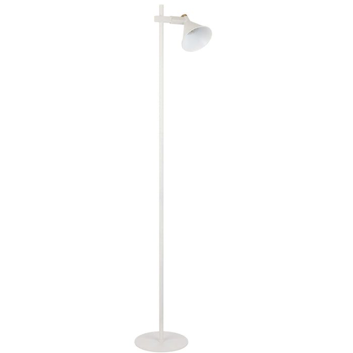 Rosner Iron Floor Lamp White - ROSNER FL-WH