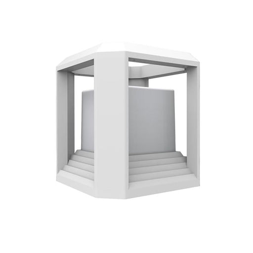 Buy Pillar & Pedestal Lights Australia RUBIK Exterior Pillar Mount LED Light White 20W 3000K IP65 - RUBIK2