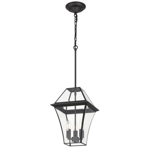 Buy Outdoor Pendant Lights Australia Rye 27 3 Light Pendant Black & Clear - RYE PE27-BK