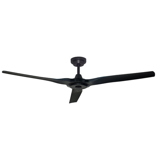 Buy DC Ceiling Fans Australia Radical 3 DC Ceiling Fan 60" Matt Black Polymer Blade - R322