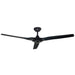Buy DC Ceiling Fans Australia Radical 3 DC Ceiling Fan 60" Matt Black Polymer Blade - R322