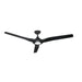 Buy DC Ceiling Fans With Light Australia Radical 3 DC Ceiling Fan 60" Matt Black LED Light Matt Black - RL332