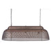 Buy Pendant Lights Australia Riva 3 Light Perforated Iron Elongated Long Pendant Antique Copper - ZAF10325